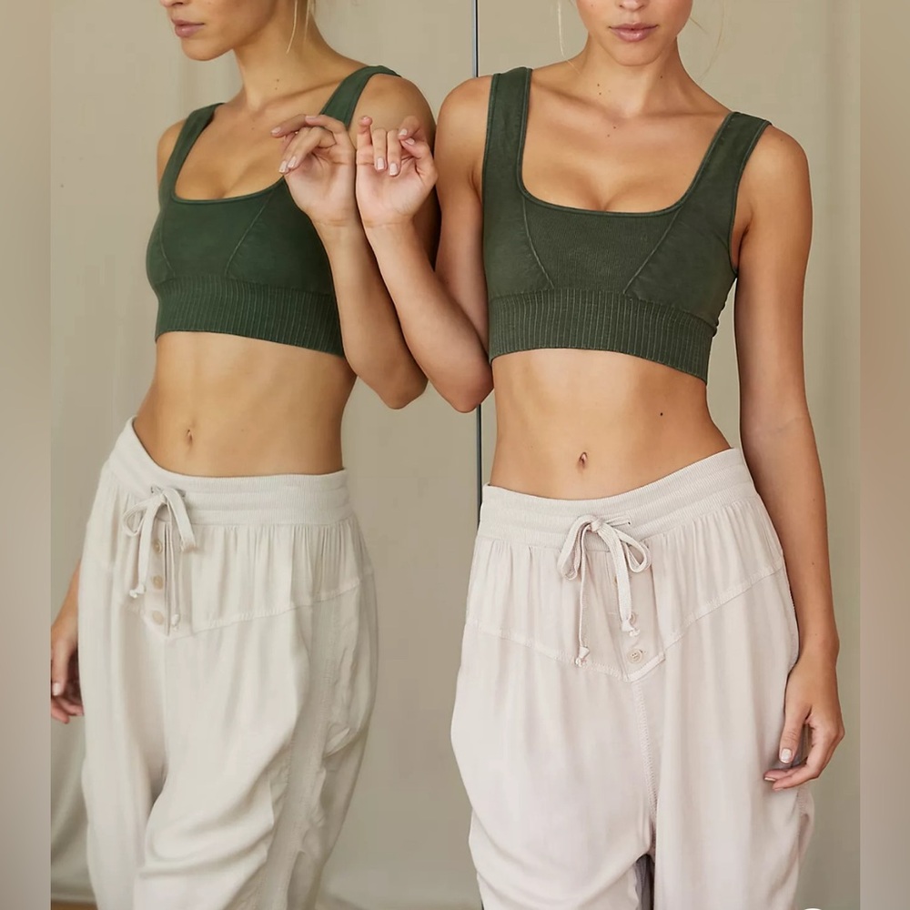 Free People Good Karma Square-Neck Bra - Picture 6 of 8